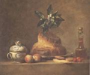 Jean Baptiste Simeon Chardin The Brioche (mk05) USA oil painting artist